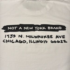 HONORÉ WICKER PARK CHICAGO NOT A FRENCH BRAND White Graphic S/S T-Shirt